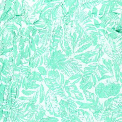 Womens UK Size 16 Yours Green Basic Blouse