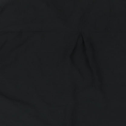 Cruz Womens Black Polyester Basic Blouse Size 22 Collared