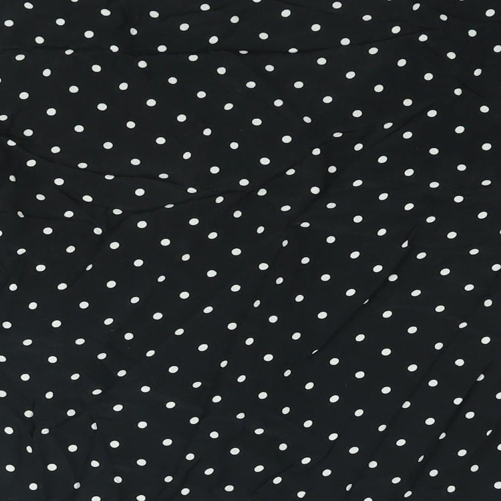 Womens UK Size 12 Editor's Cut Black Basic Blouse