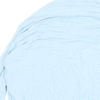 Phase Eight` Womens Blue Viscose Basic Blouse Size L V-Neck