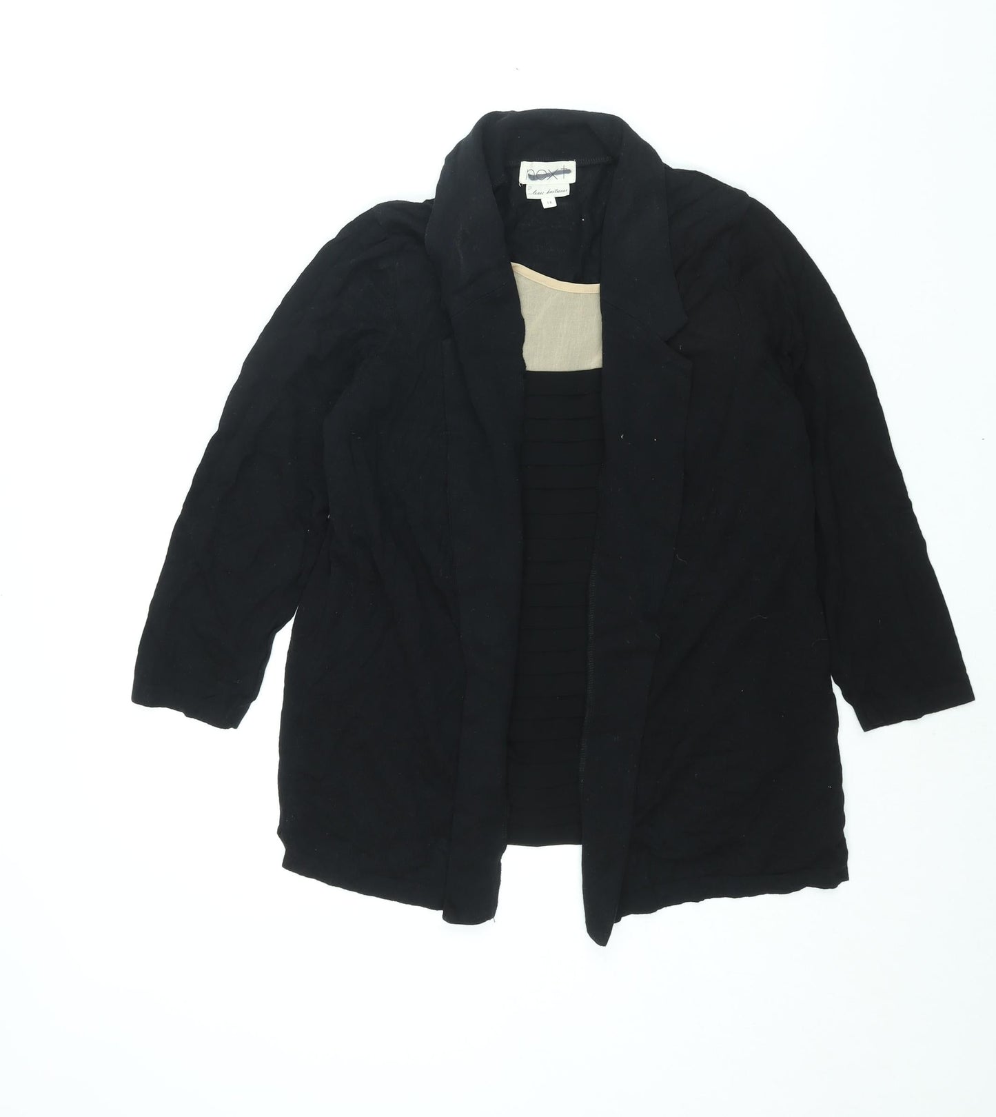 Womens UK Size 14 NEXT Black Cardigan Jumper