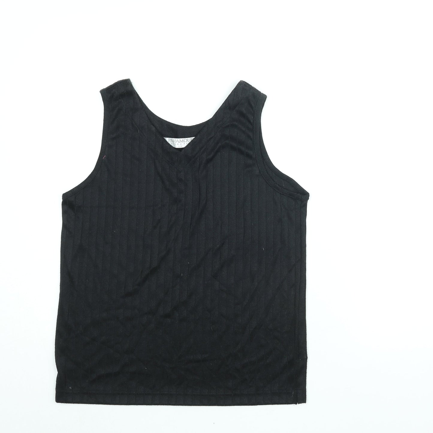 Womens UK Size S Paramour Black Camisole Blouse