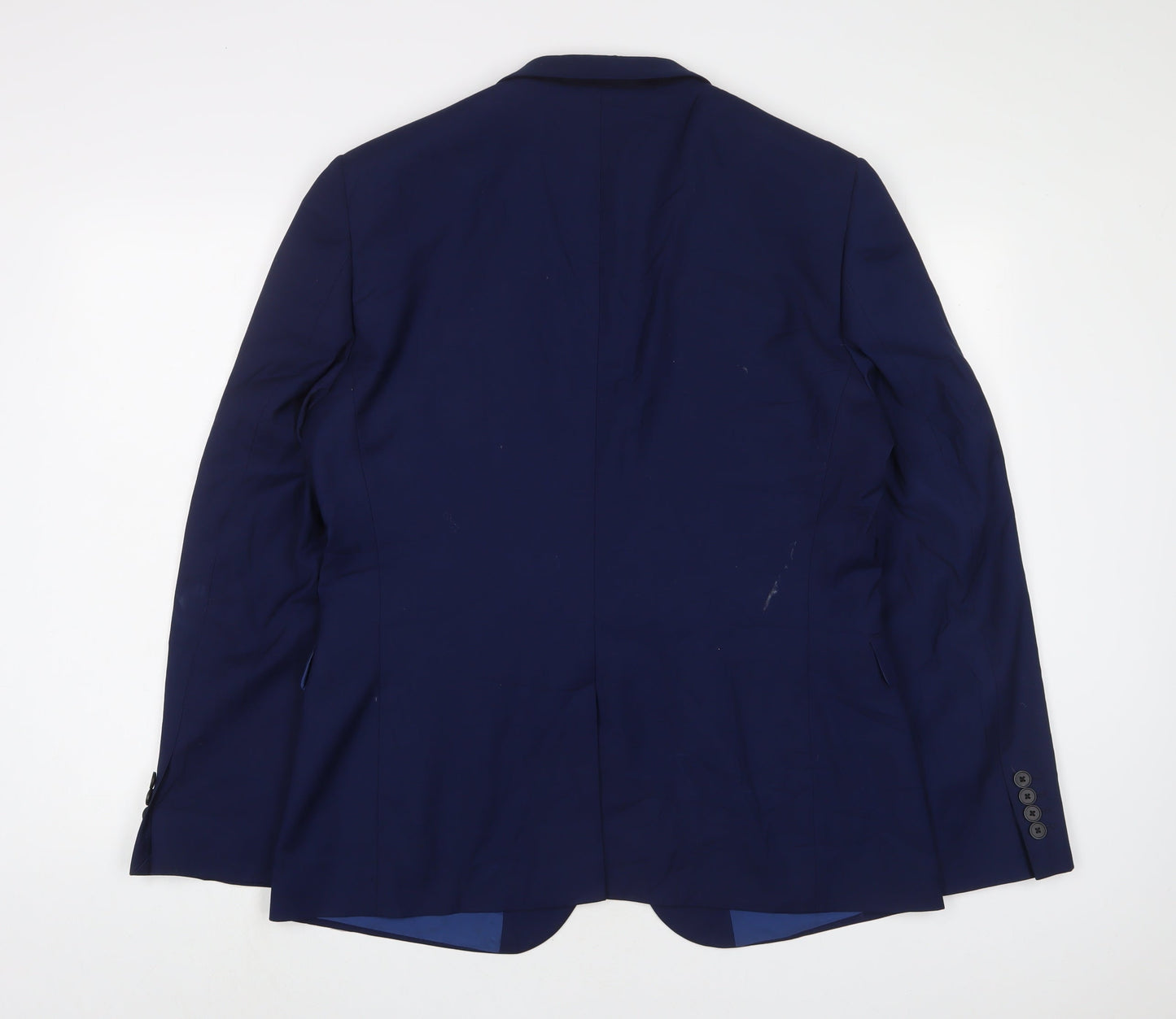 Mens UK Size 44 Burton Regular Blue Suit Jacket