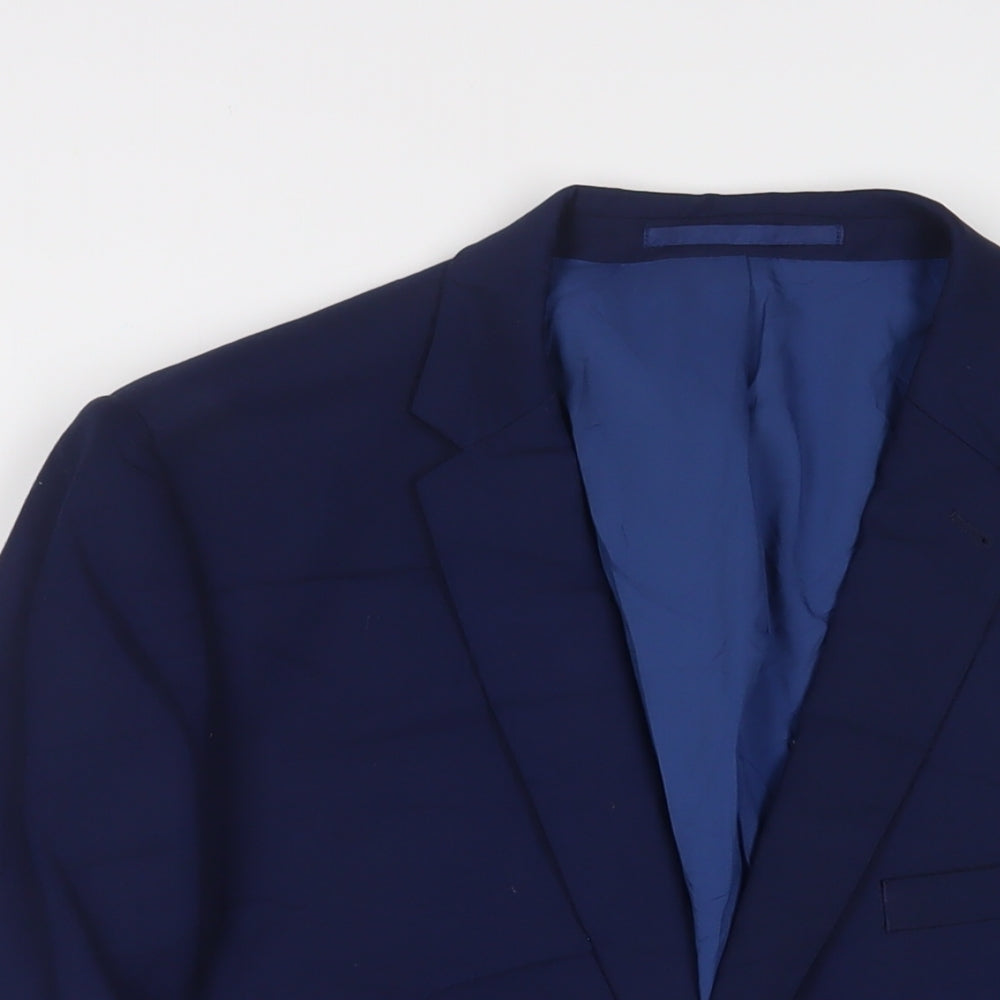 Mens UK Size 44 Burton Regular Blue Suit Jacket