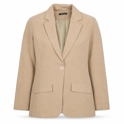 Womens UK Size 10 Boohoo Beige Jacket
