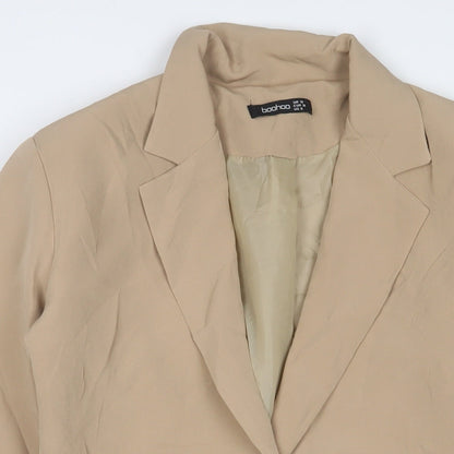 Womens UK Size 10 Boohoo Beige Jacket