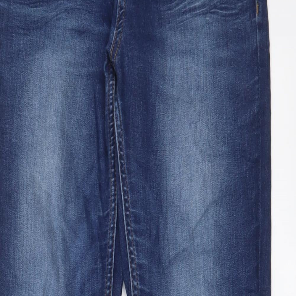 Womens UK Size 8 Marks and Spencer Regular Fit Skinny Blue Jeans
