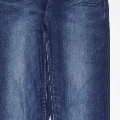 Womens UK Size 8 Marks and Spencer Regular Fit Skinny Blue Jeans