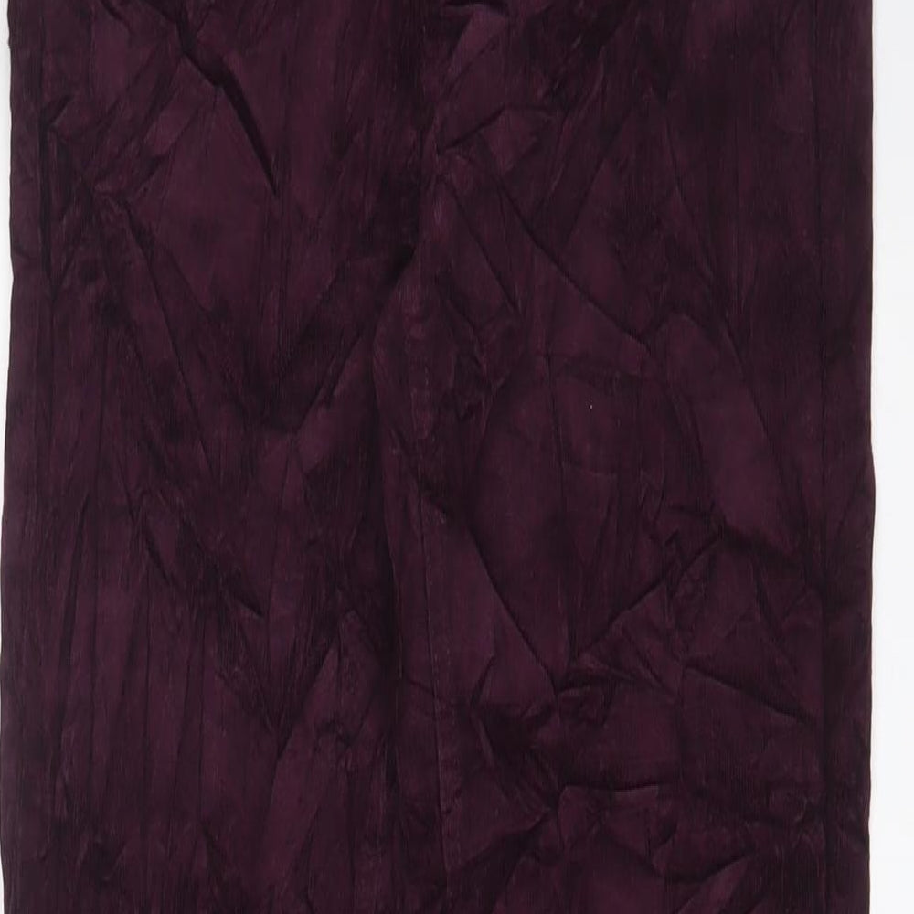 Womens UK Size 8 Marks and Spencer Regular Fit  Purple Trousers