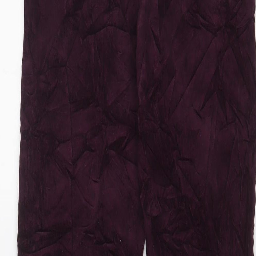 Womens UK Size 8 Marks and Spencer Regular Fit  Purple Trousers