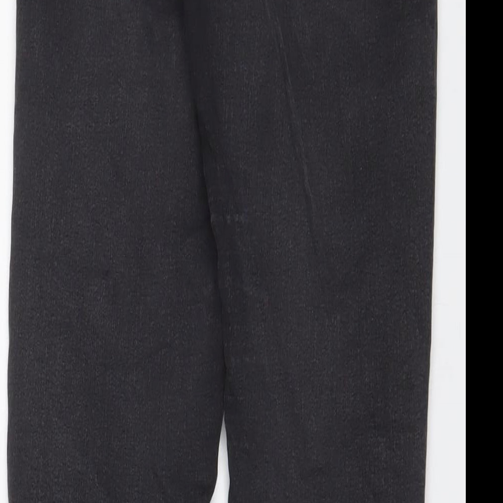 Topshop Womens Grey Cotton Skinny Jeans Size 28 in L32 in Regular Zip