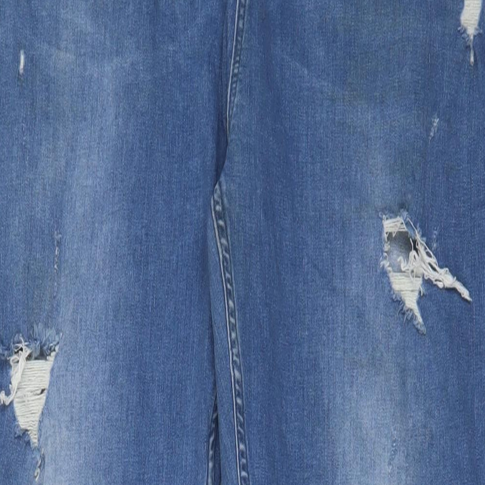 ASOS Womens Blue Cotton Skinny Jeans Size 42 in L32 in Regular Zip