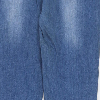 ASOS Womens Blue Cotton Skinny Jeans Size 42 in L32 in Regular Zip