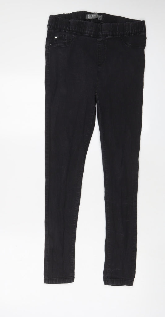 Denim & Co. Womens Blue Cotton Jegging Jeans Size 14 L28 in Regular