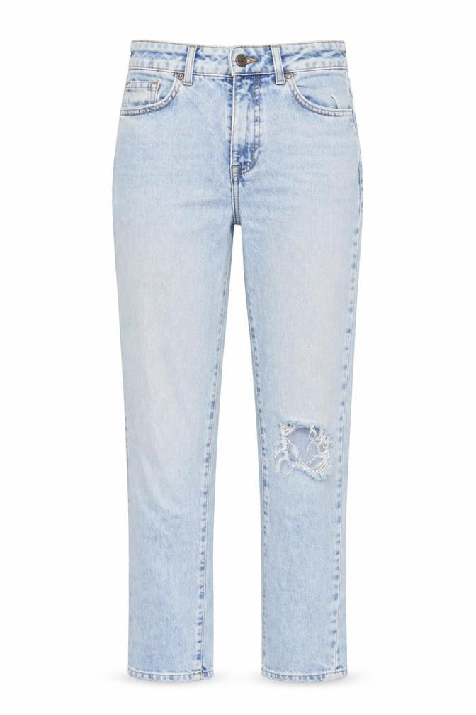 Womens UK Size 8 New Look Regular Fit Mom Blue Jeans