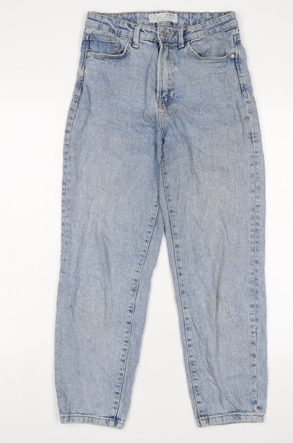 Womens UK Size 10 Stradivarius Regular Fit Straight Blue Jeans
