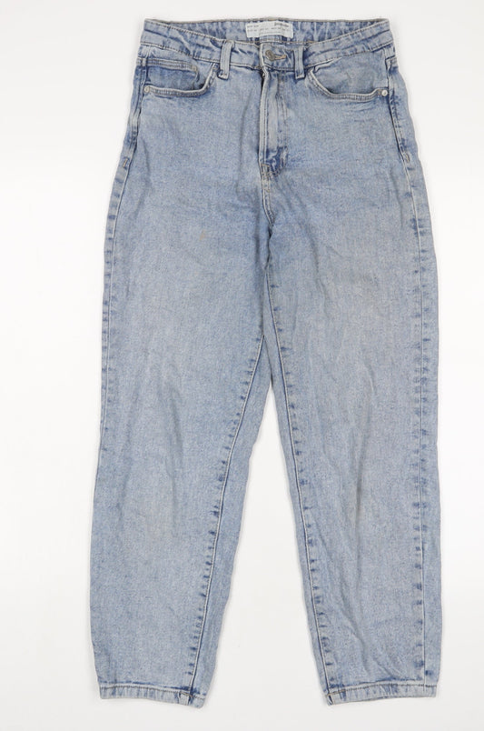 Womens UK Size 10 Stradivarius Regular Fit Straight Blue Jeans