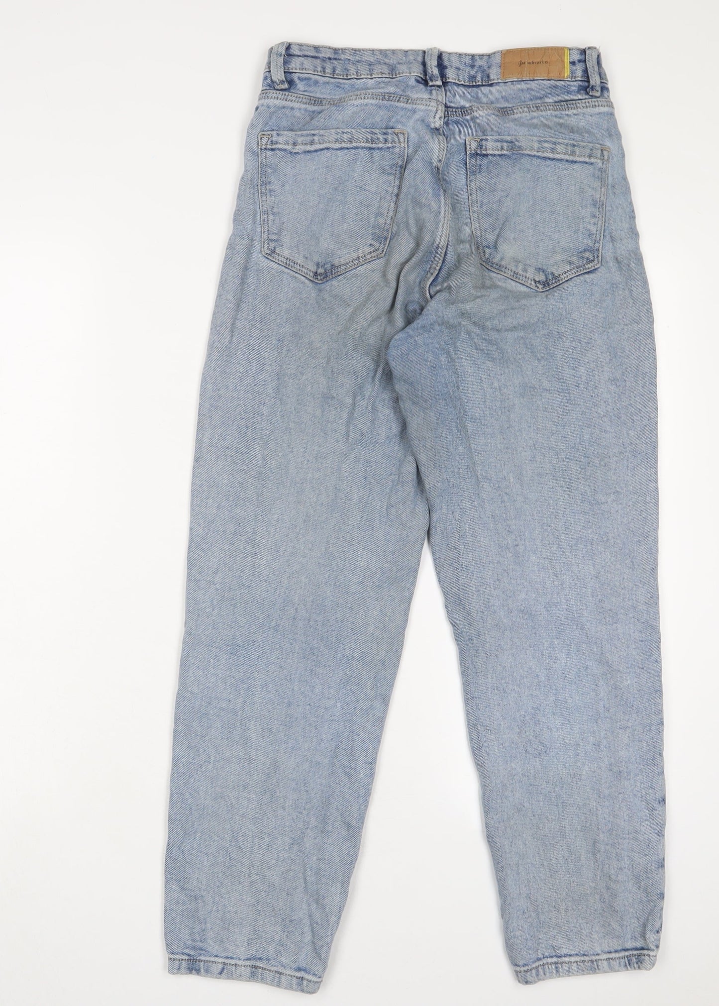 Womens UK Size 10 Stradivarius Regular Fit Straight Blue Jeans