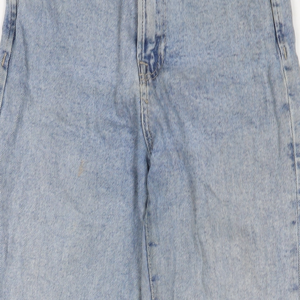 Womens UK Size 10 Stradivarius Regular Fit Straight Blue Jeans