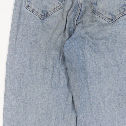 Womens UK Size 10 Stradivarius Regular Fit Straight Blue Jeans
