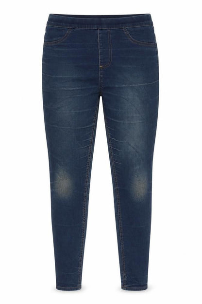 Marks & Spencer Womens Blue Cotton Jegging Jeans Size 12 L31 in Regular