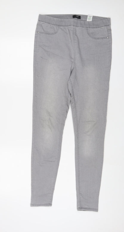 Womens UK Size 12 Matalan Regular Fit Jegging Grey Jeans