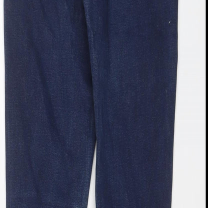 Womens UK Size 8 Warehouse Regular Fit Skinny Blue Jeans
