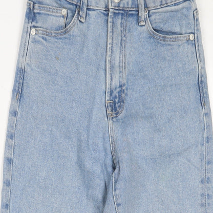 Womens UK Size 6 Stradivarius Regular Fit Straight Blue Jeans