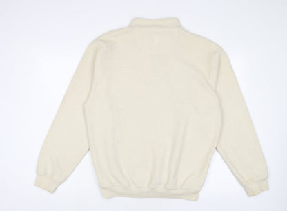 GEAR FOR SPORTS Womens Beige Polyester Pullover Sweatshirt Size L Button