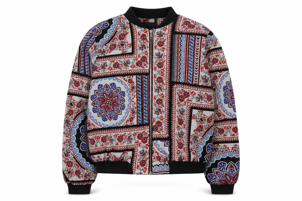 Womens UK Size 10 Topshop Multicoloured Jacket