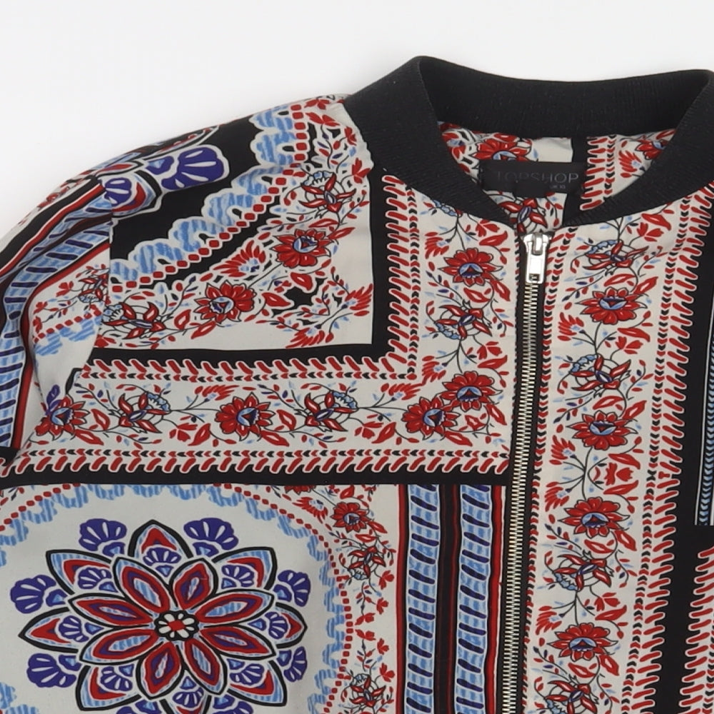 Womens UK Size 10 Topshop Multicoloured Jacket