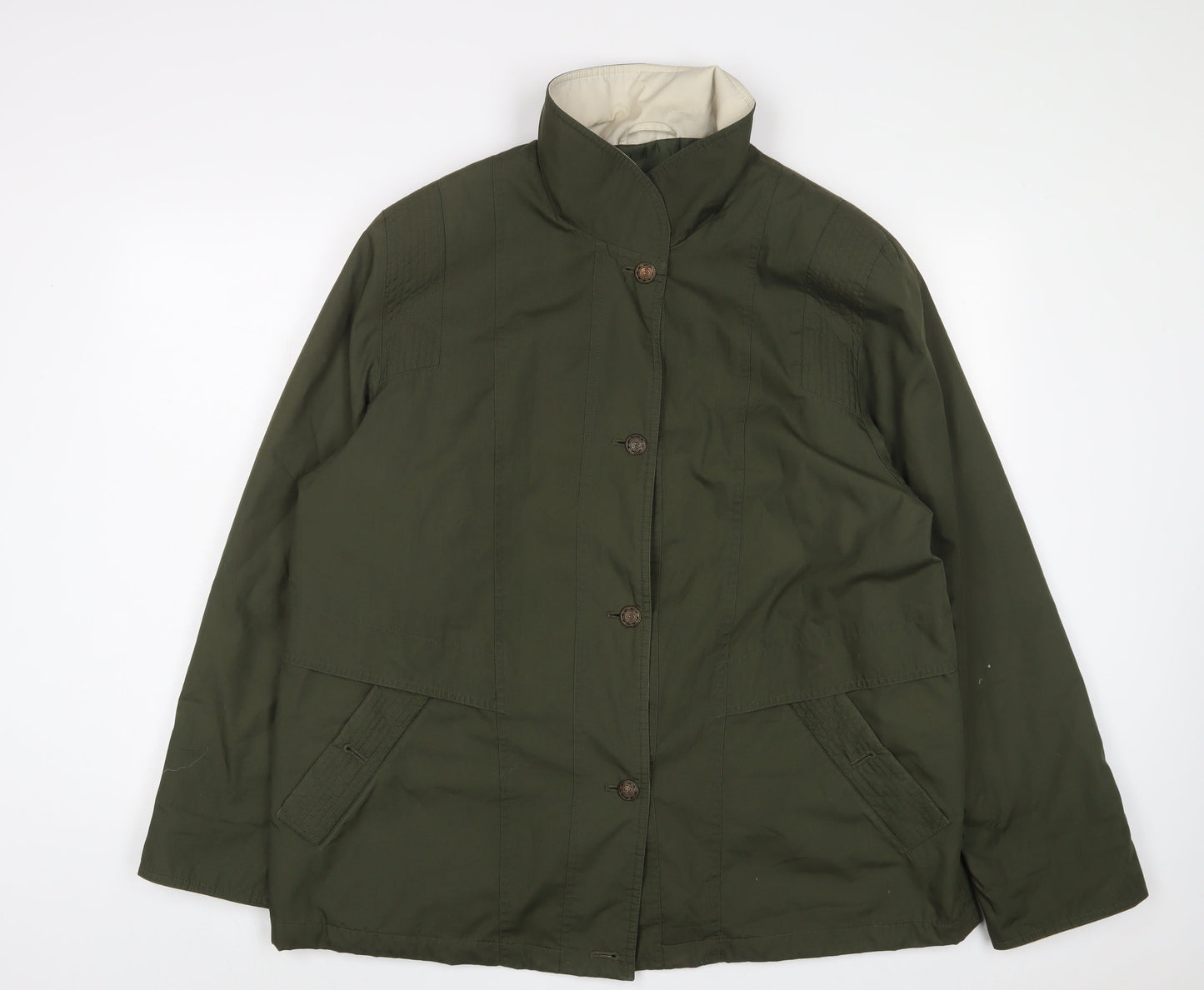 Womens UK Size 16 St Michael Green Jacket