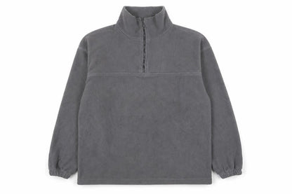 Soks Mens Grey Polyester Pullover Sweatshirt Size L