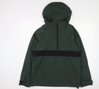 Mens UK Size S H&M Green Windbreaker Coat