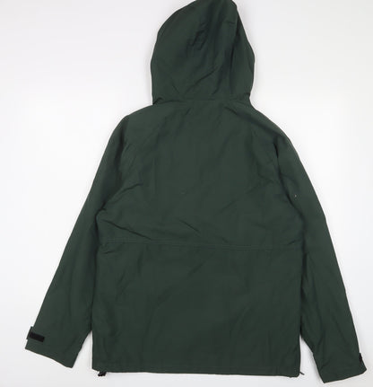 Mens UK Size S H&M Green Windbreaker Coat