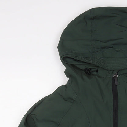 Mens UK Size S H&M Green Windbreaker Coat