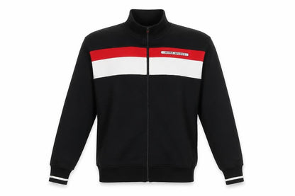 Murk Sports Mens Black Cotton Full Zip Sweatshirt Size XL