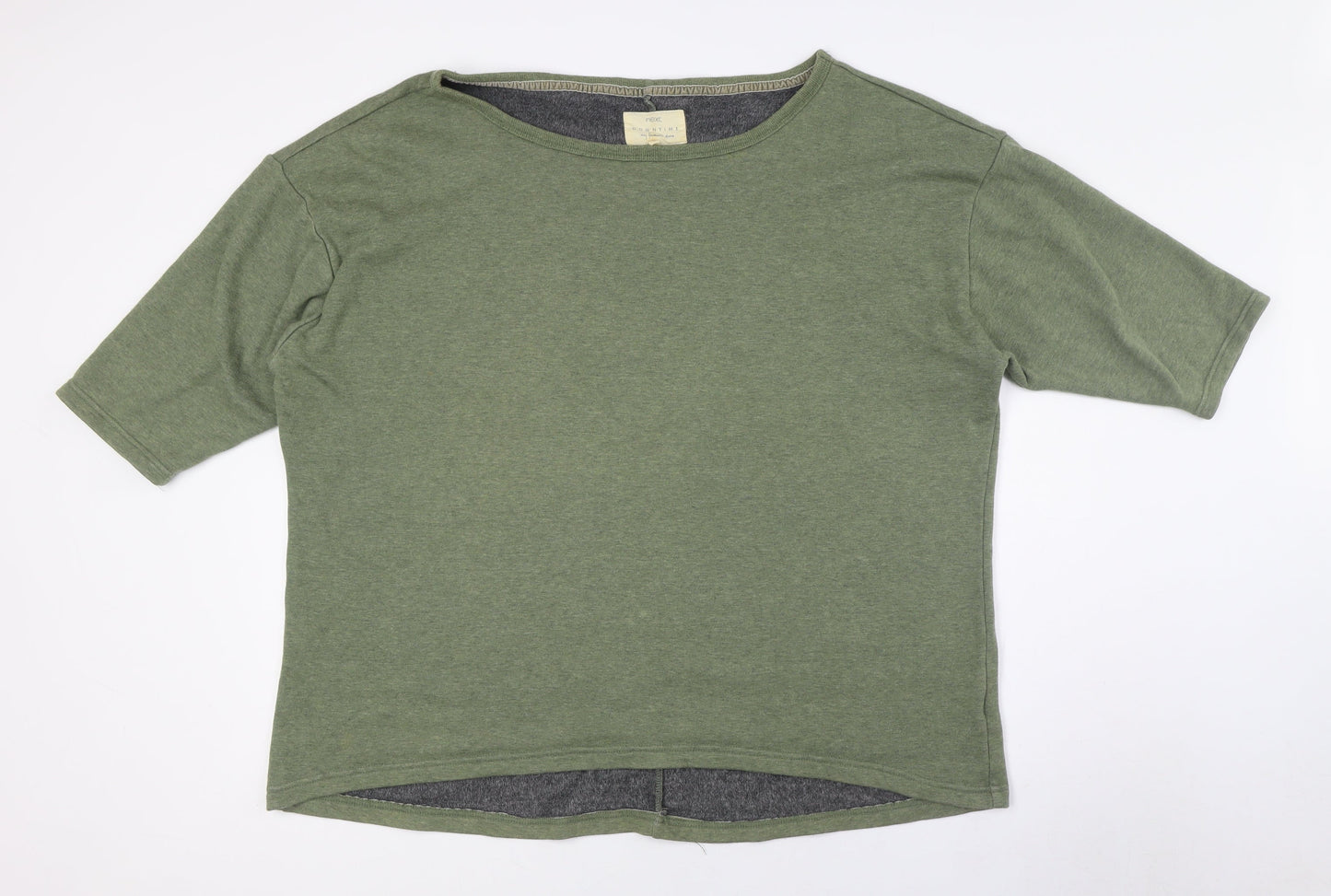 Womens UK Size L NEXT Green Pullover Sweatshirt
