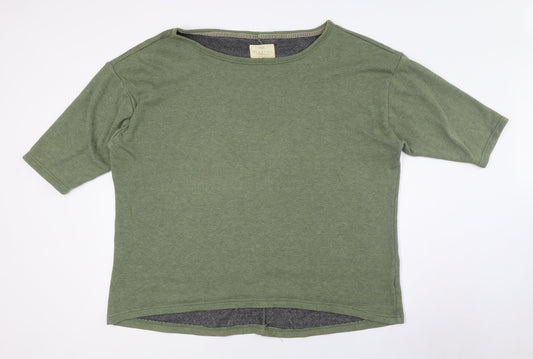 Womens UK Size L NEXT Green Pullover Sweatshirt