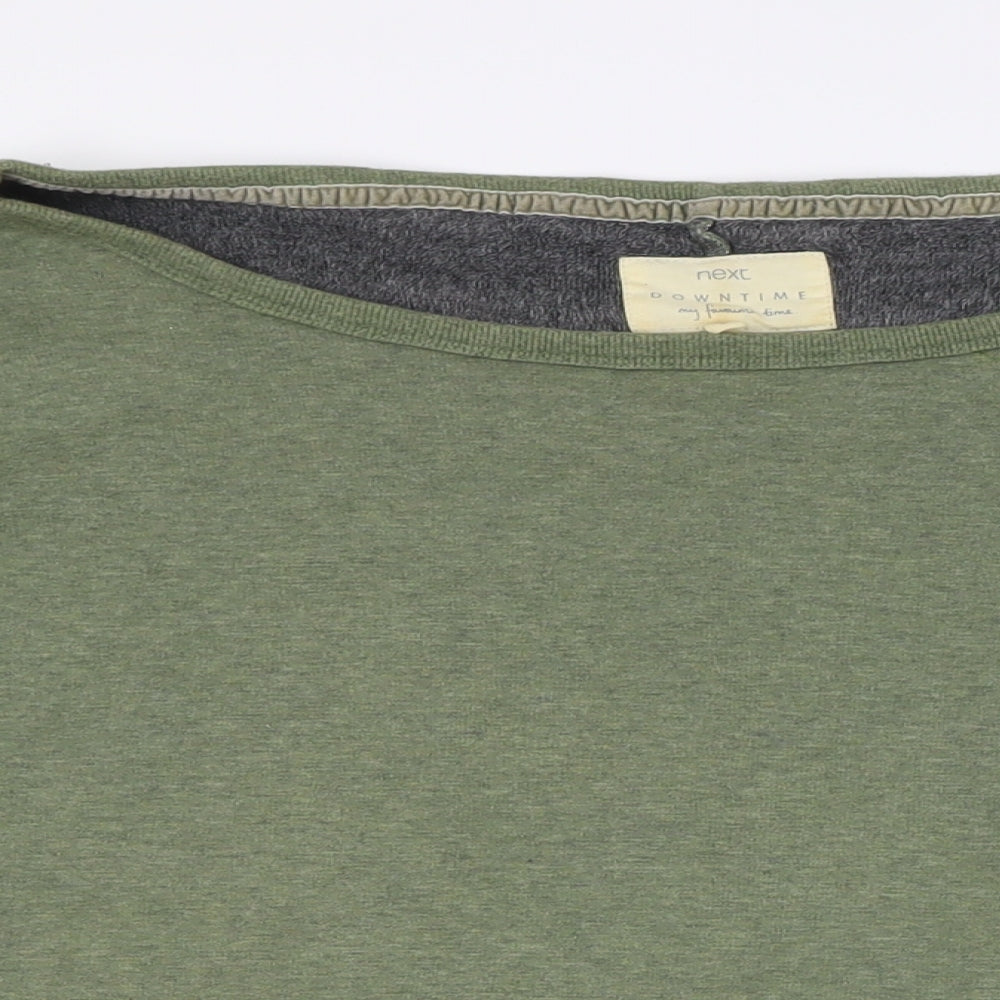 Womens UK Size L NEXT Green Pullover Sweatshirt