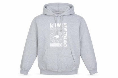 Kiwi Silver Womens Grey Polyester Pullover Hoodie Size S