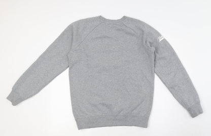 as Womens Grey Polyester Pullover Sweatshirt Size XS