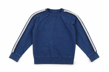 Next Boys Blue Cotton Pullover Sweatshirt Size 9 Years