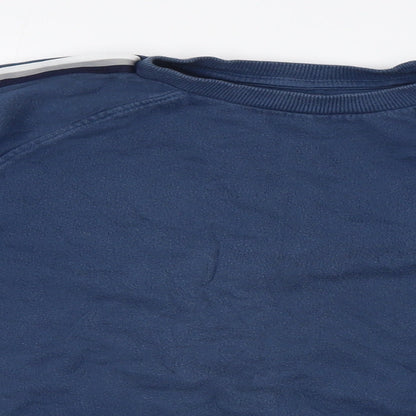 Next Boys Blue Cotton Pullover Sweatshirt Size 9 Years