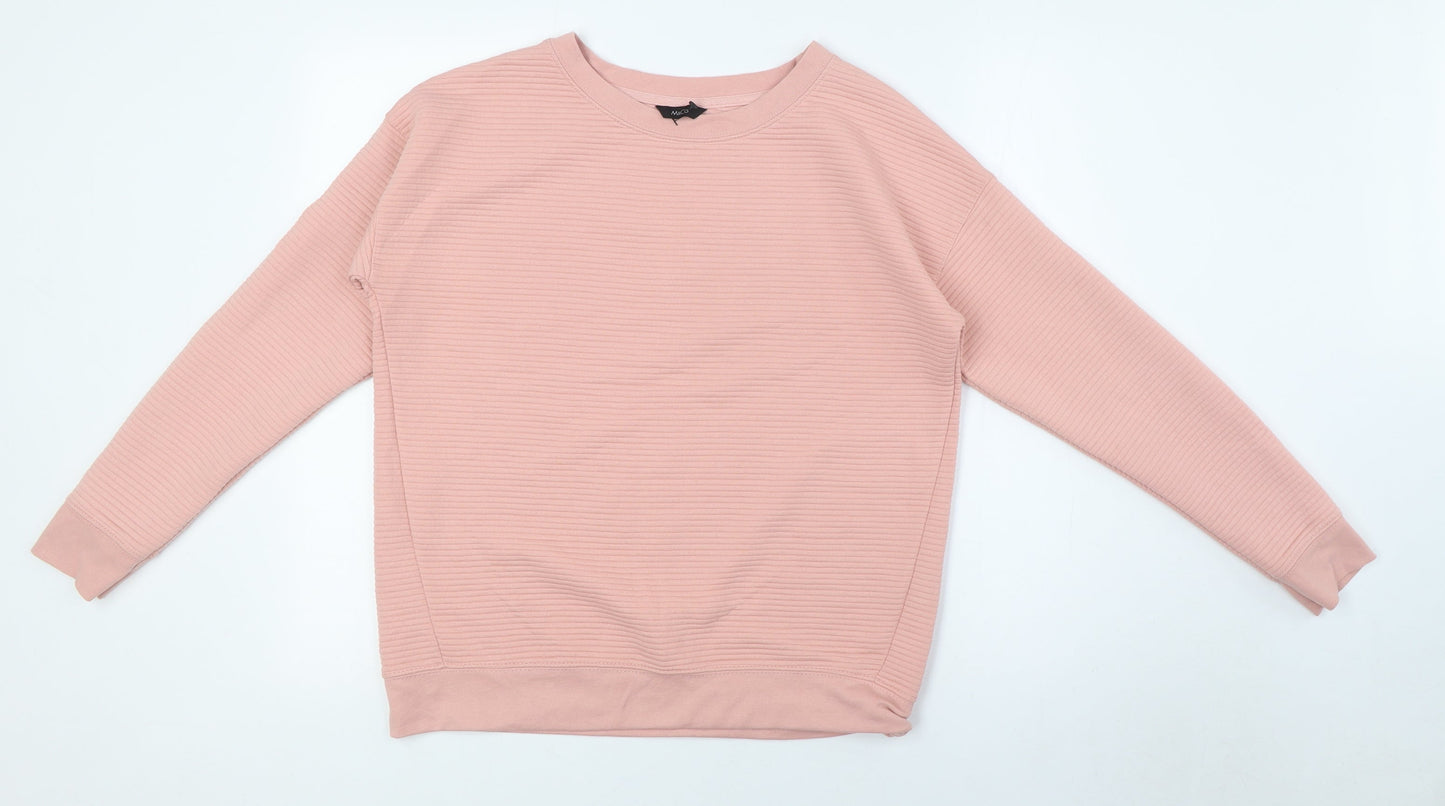 Womens UK Size 8 M&Co Pink Pullover Jumper