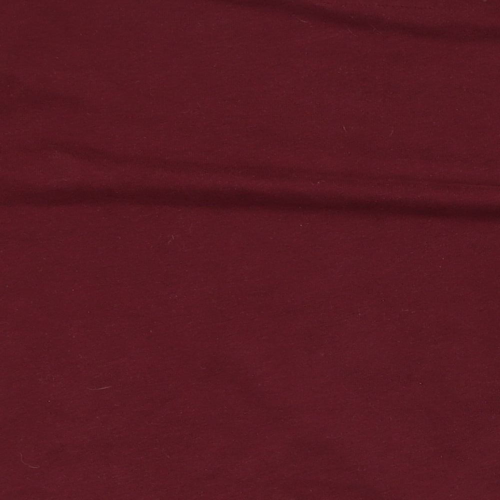 Hollister Womens Red Cotton Pullover Sweatshirt Size S