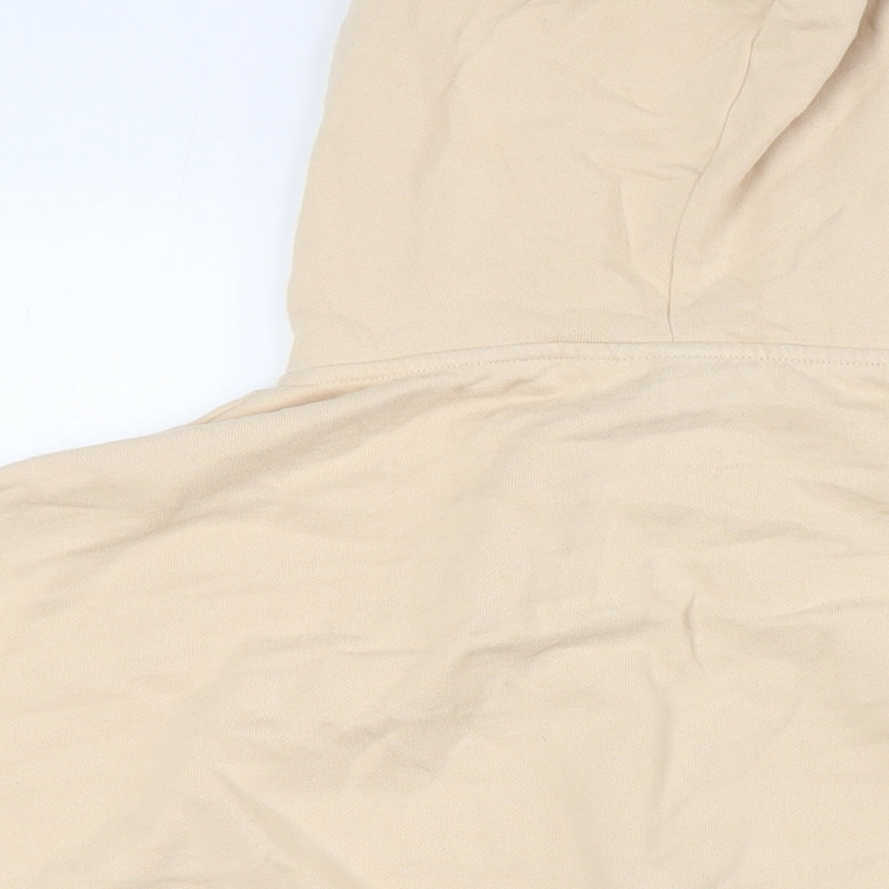 Womens UK Size 10 ASOS Beige Full Zip Hoodie
