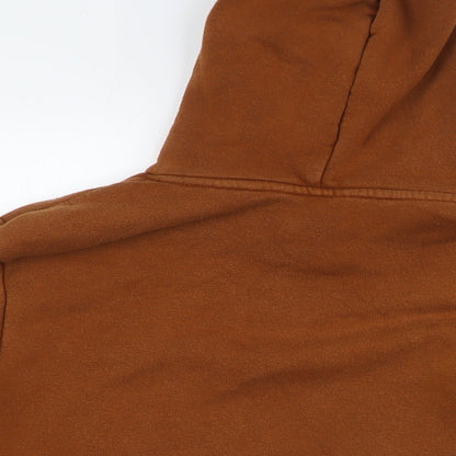 Mens UK Size S NEXT Brown Pullover Hoodie