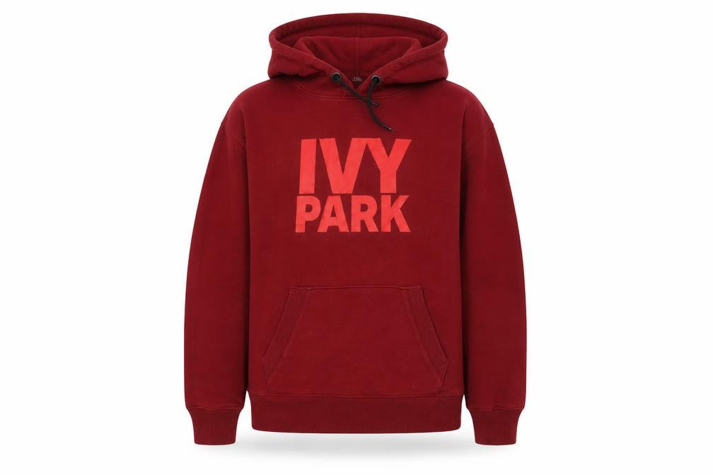 Mens UK Size S IVY PARK Red Pullover Hoodie