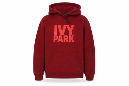 Mens UK Size S IVY PARK Red Pullover Hoodie